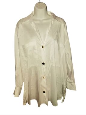 Zara Button-Front  Blouse